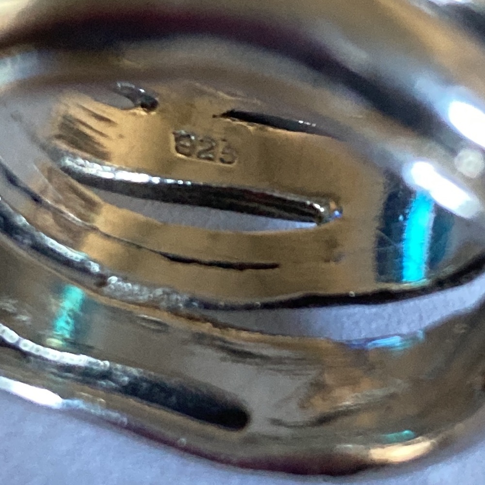 Sterling Silver Stacked Type Ring - image 6